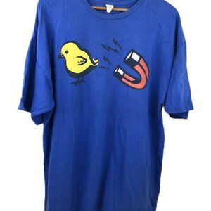 Chick Magnet Funny Mens Sz XL Novelty Humor Shirt